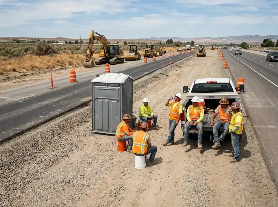 highway-road-construction-crew-007 — frequently asked questions, Porta Potty and Restroom Rentals in Richmond Hill, GA